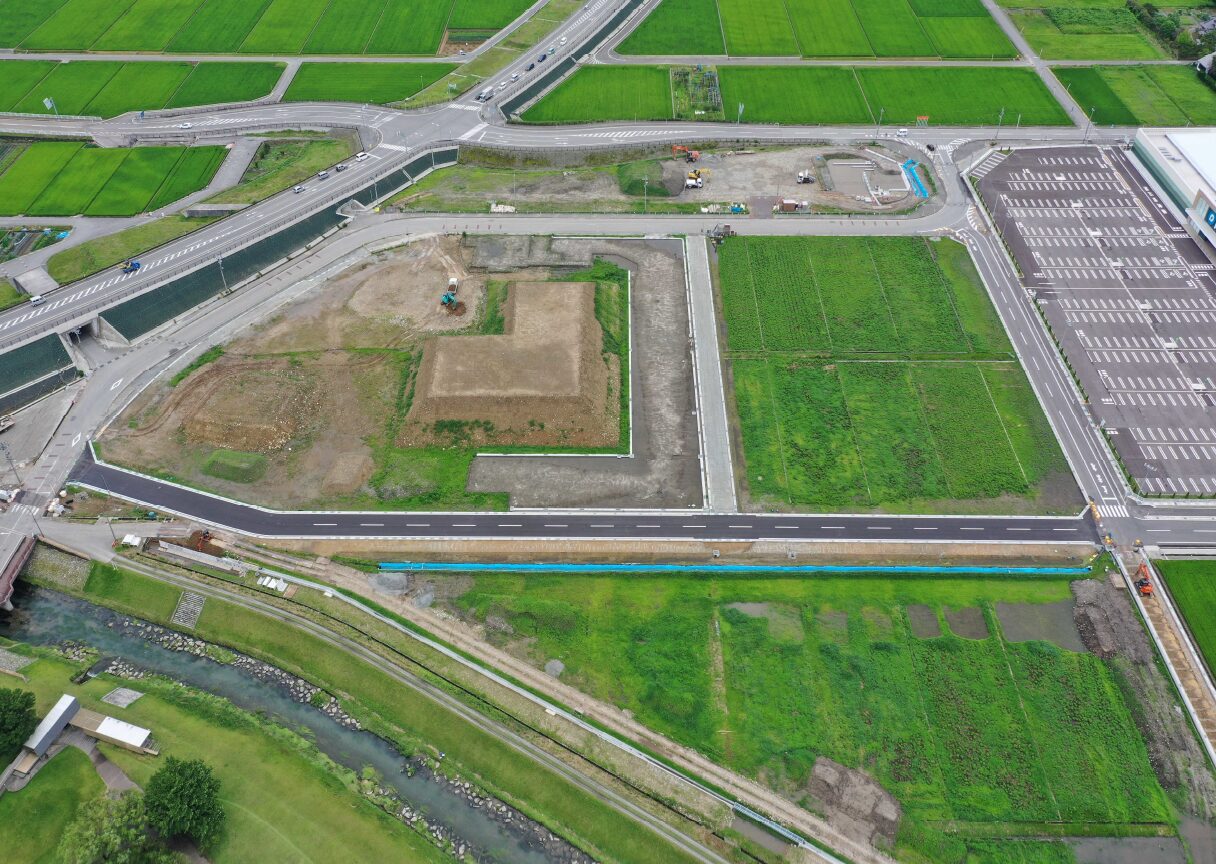 市道立野6号線外1路線道路改良工事